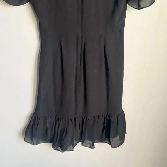 NEW PARKER Krislyn Ruffled Silk Mini A-Line Dress - Picture 11 of 13